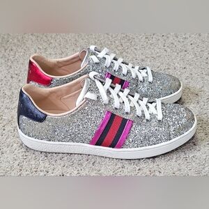 GUCCI ACE Glitter Snickers Authentic Size 38